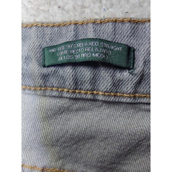 Wild Fable Gray Mid Rise 90s Relaxed Straight EasyRigid Jeans 16 NWT - Picture 8 of 9